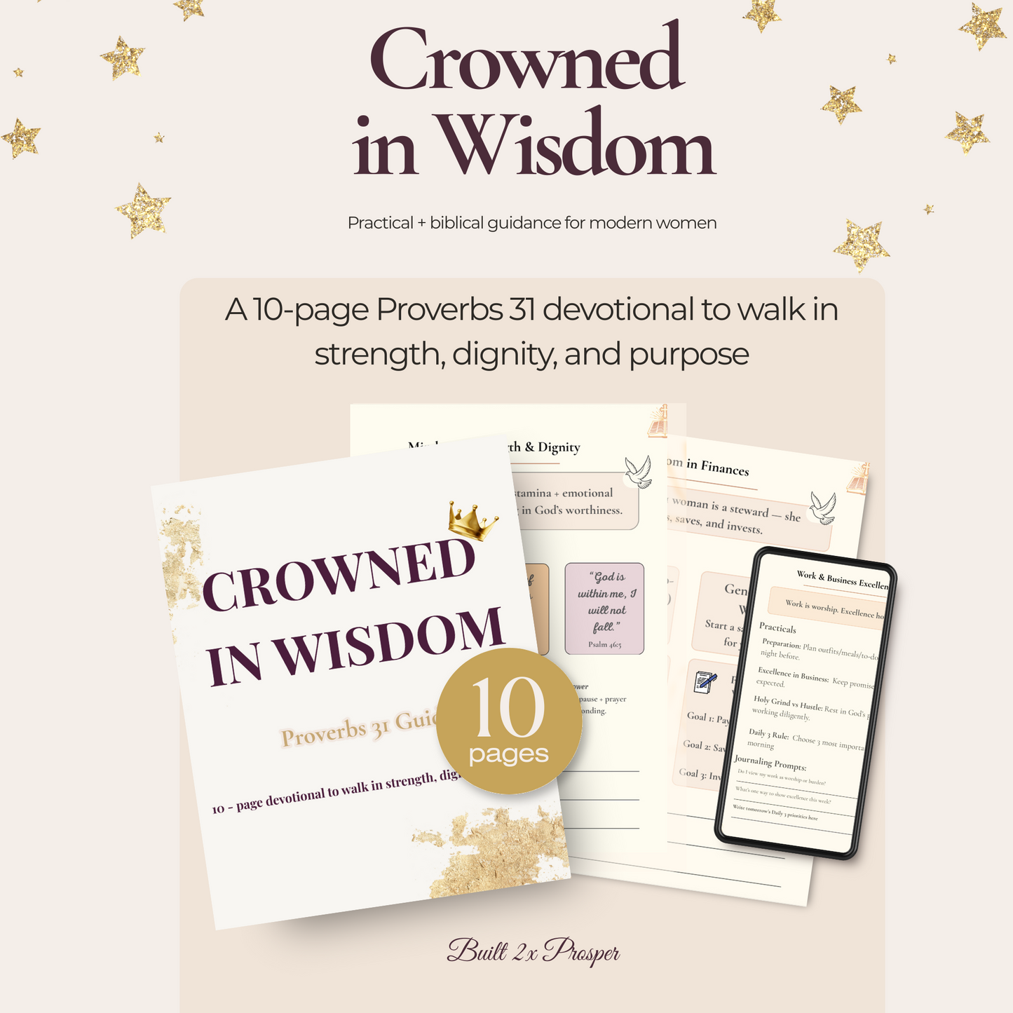 Crowned in Wisdom: A Proverbs 31 Devotional for Women (eBook)