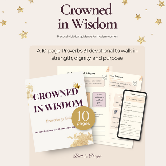 Crowned in Wisdom: A Proverbs 31 Devotional for Women (eBook)