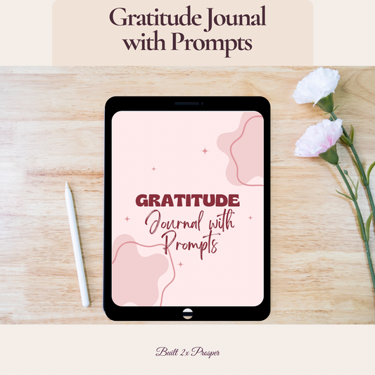 Gratitude Journal with Prompts