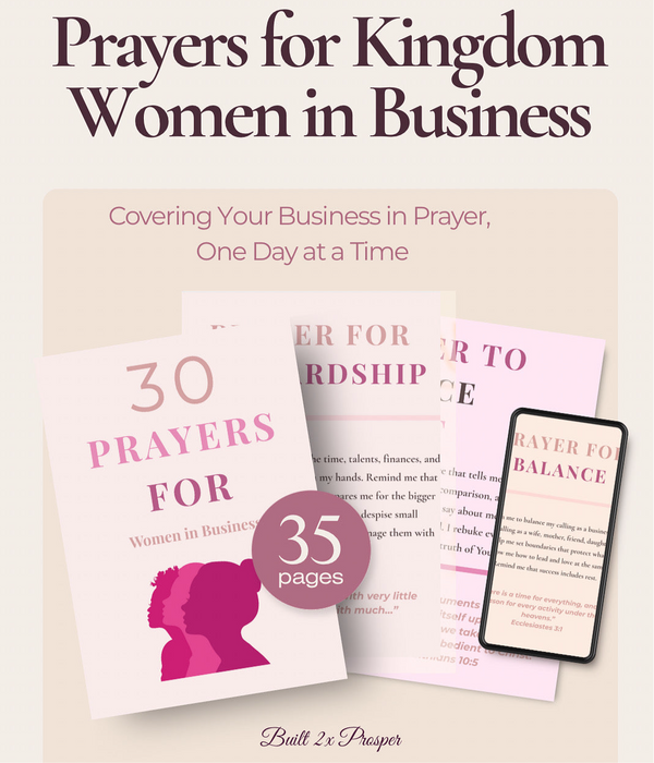 Prayers for Kingdom Women in Business (30-Day Prayer Guide)