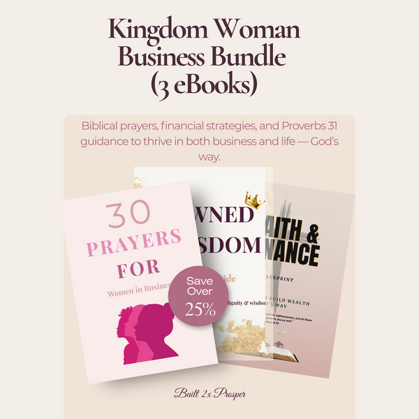 ✨ Kingdom Women Bundle: Faith, Finance & Prayer Collection ✨
