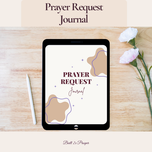 Prayer Request Journal